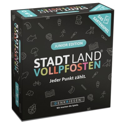 Stadt Land Vollpfosten junior Kartenspiel