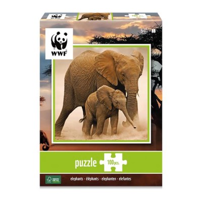 WWF Puzzle Elefanten 100 Teile