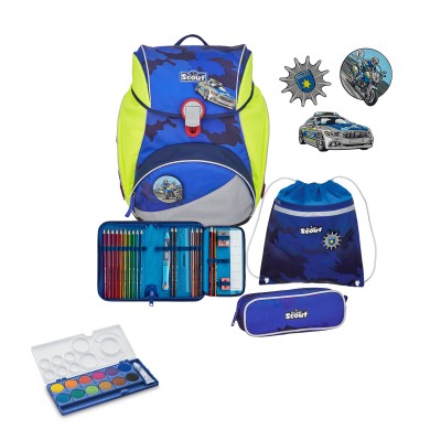 Scout Alpha Blue Police Set 4 teilig