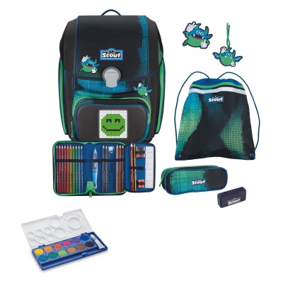 Scout Genius Blue Pixel Set 5 teilig