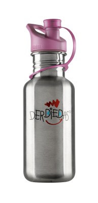 Trinklasche rosa Edelstahl