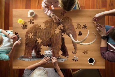 Puzzlespass Mammut