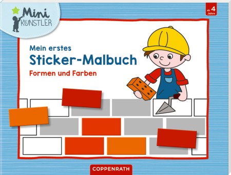 Autos Mal und Stickerbuch