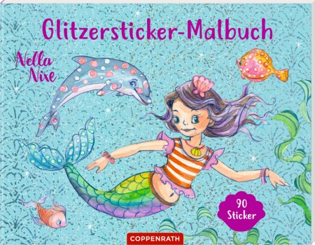 Glitzersticker Malbuch Nella Nixe