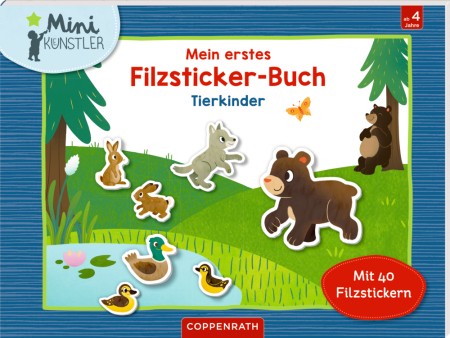 Filzsticker Buch Tierkinder