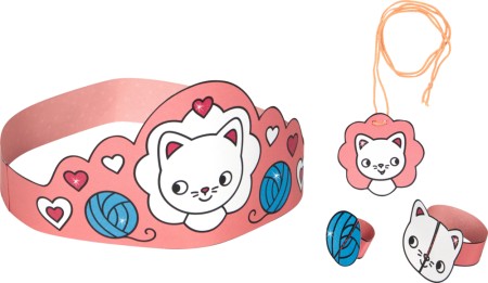 Preview: ausgemalt, ausgeschnitten und zusammengesteckt, Motivbeispiel