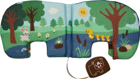 Preview: Einblick mit formgenähter Spielfigur am Band