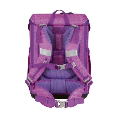 DerDieDas Easy Purple Unicorn Rückseitige Ranzenansicht