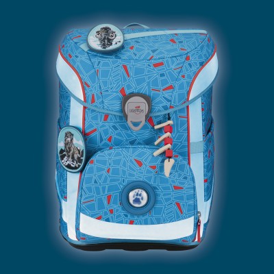 DerDieDas Easy Blue Ice Ansicht im Dunkeln mit leuchtendem Bullauge