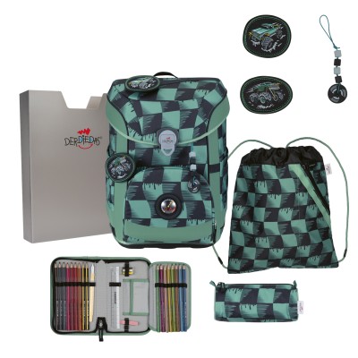 DerDieDas Schulranzen Easy mit Buttons Super Truck
