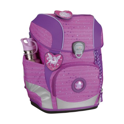 DerDieDas Set 5 tlg Ergoflex Tiny Purple Unicorn seitliche Ansicht, ohne Trinkflasche, separat erhältlich