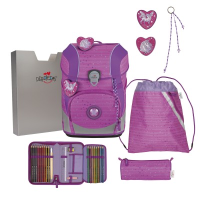 DerDieDas Ergoflex Tiny Purple Unicorn Set 5 tlg