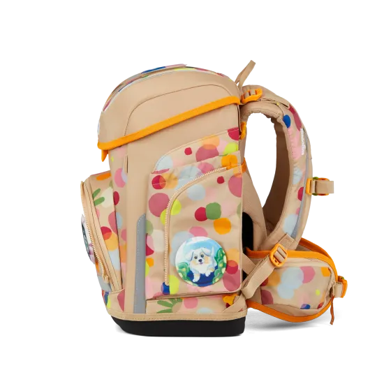 Preview: Ergobag Cubo Flower PowBär Seitenansicht