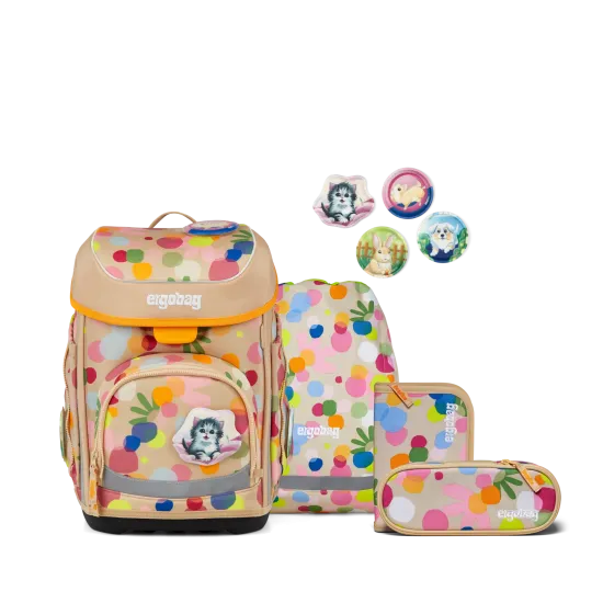 Ergobag Schulranzen Cubo Flower PowBär