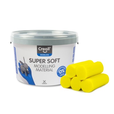 Creall® Supersoft Knete gelb 1750 g