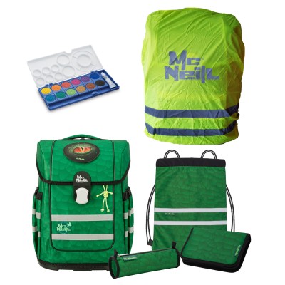 McNeill Ergo Complete Schulranzen Set McOcean Legu 6tlg. + gratis Farbkasten