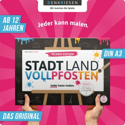 Stadt Land Vollpfosten Din A3