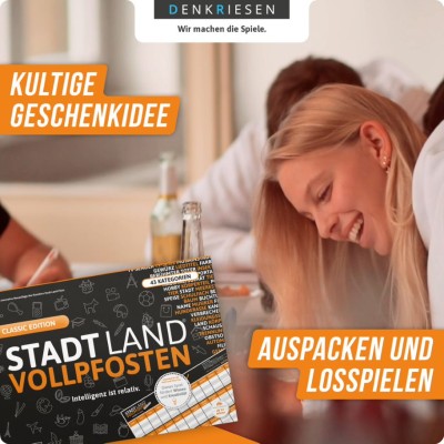 Stadt Land Vollpfosten Geschenkidee