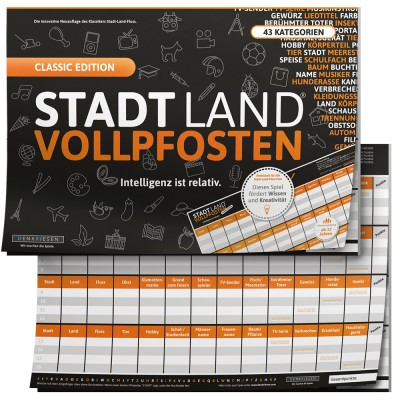 Denkriesen Stadt Land Vollpfosten Classic Edition