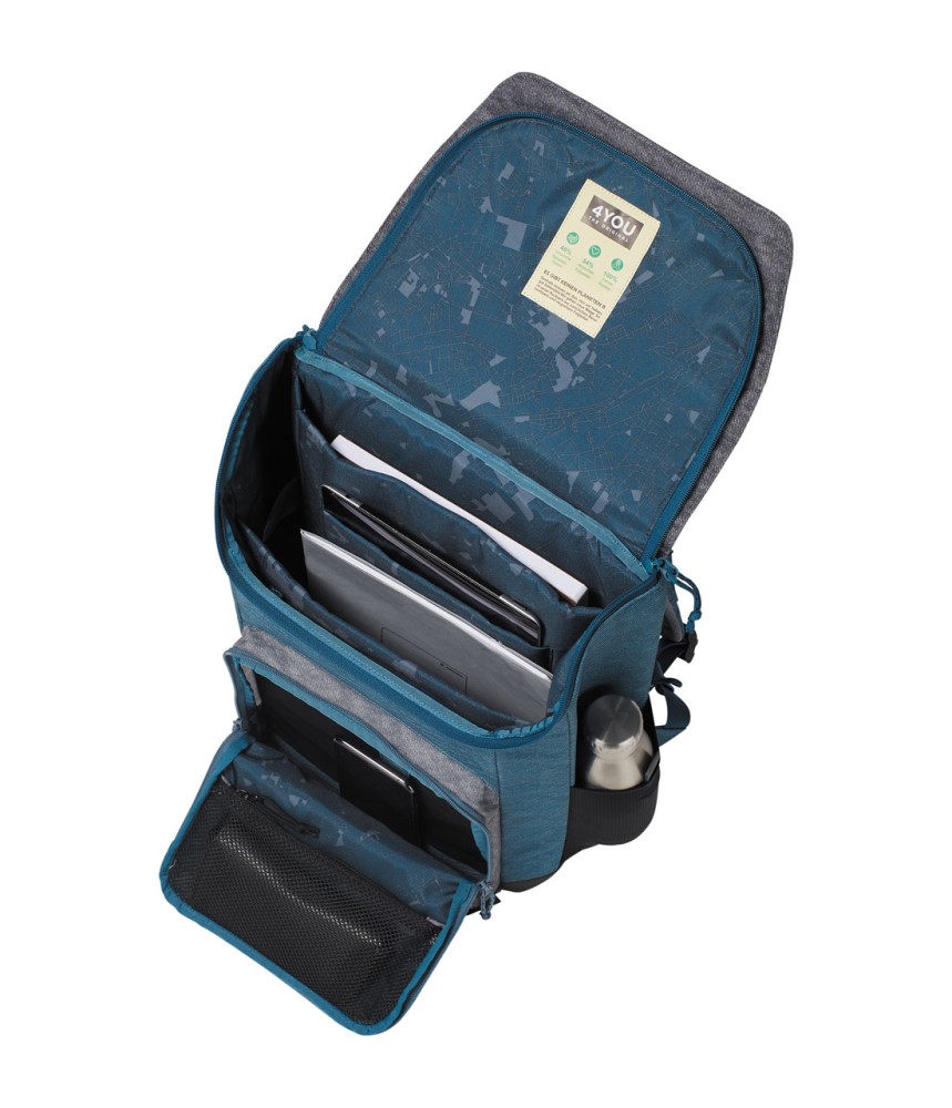 4You Schulrucksack Innenansicht (ohne Inhalt)