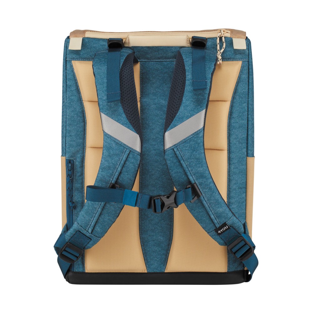 Rückenpolster und Schultergurte Ansicht Adventure Rucksack
