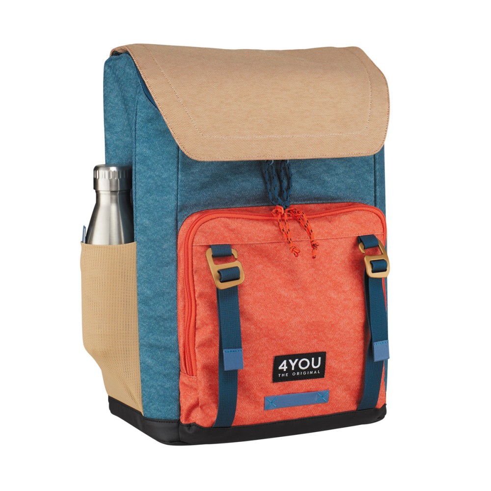 4You Schulrucksack Seitentaschen (ohne Trinkflasche)