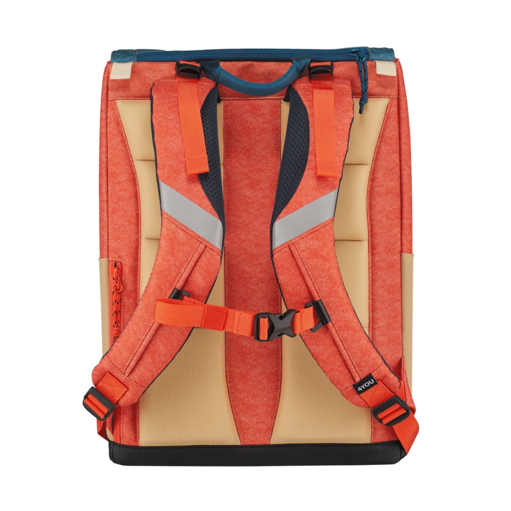 Rückenpolster und Schultergurte Ansicht Adventure Rucksack