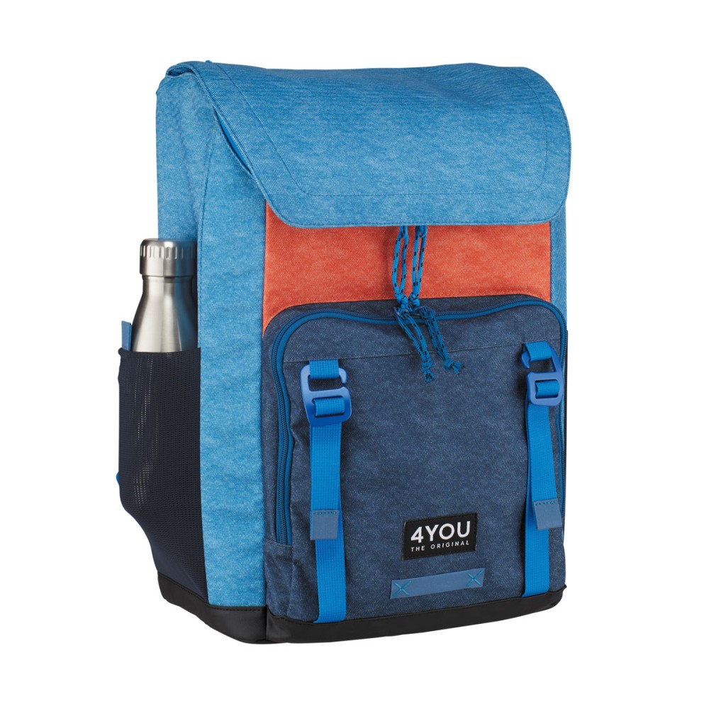 4You Schulrucksack Seitentaschen (ohne Trinkflasche)