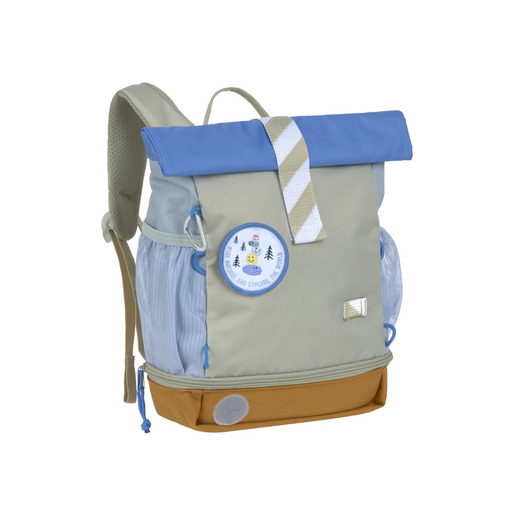 Lässig Kinderrucksack Rolltop blau
