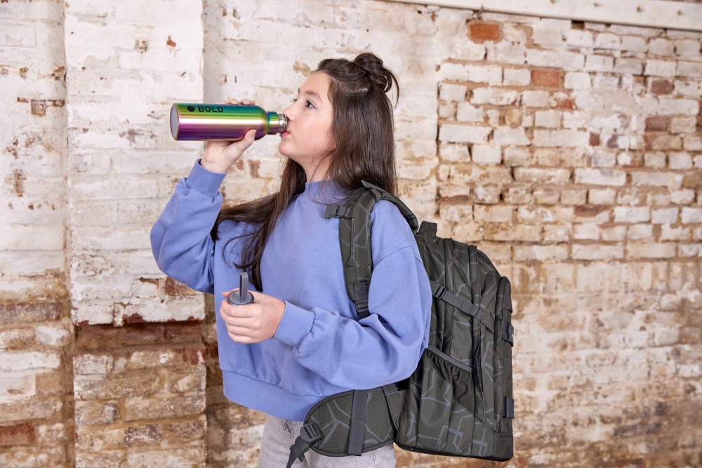 Trendy Bold Schulrucksack Edges grau