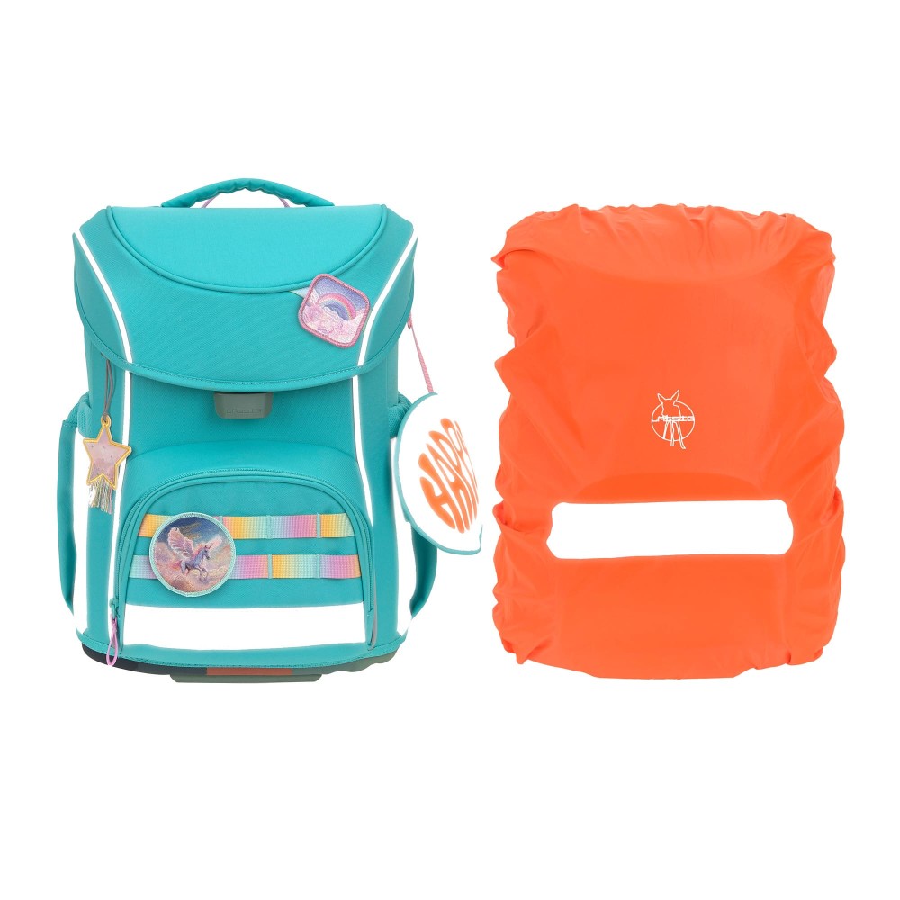 Lässig Schulranzen Unique mit Regencover