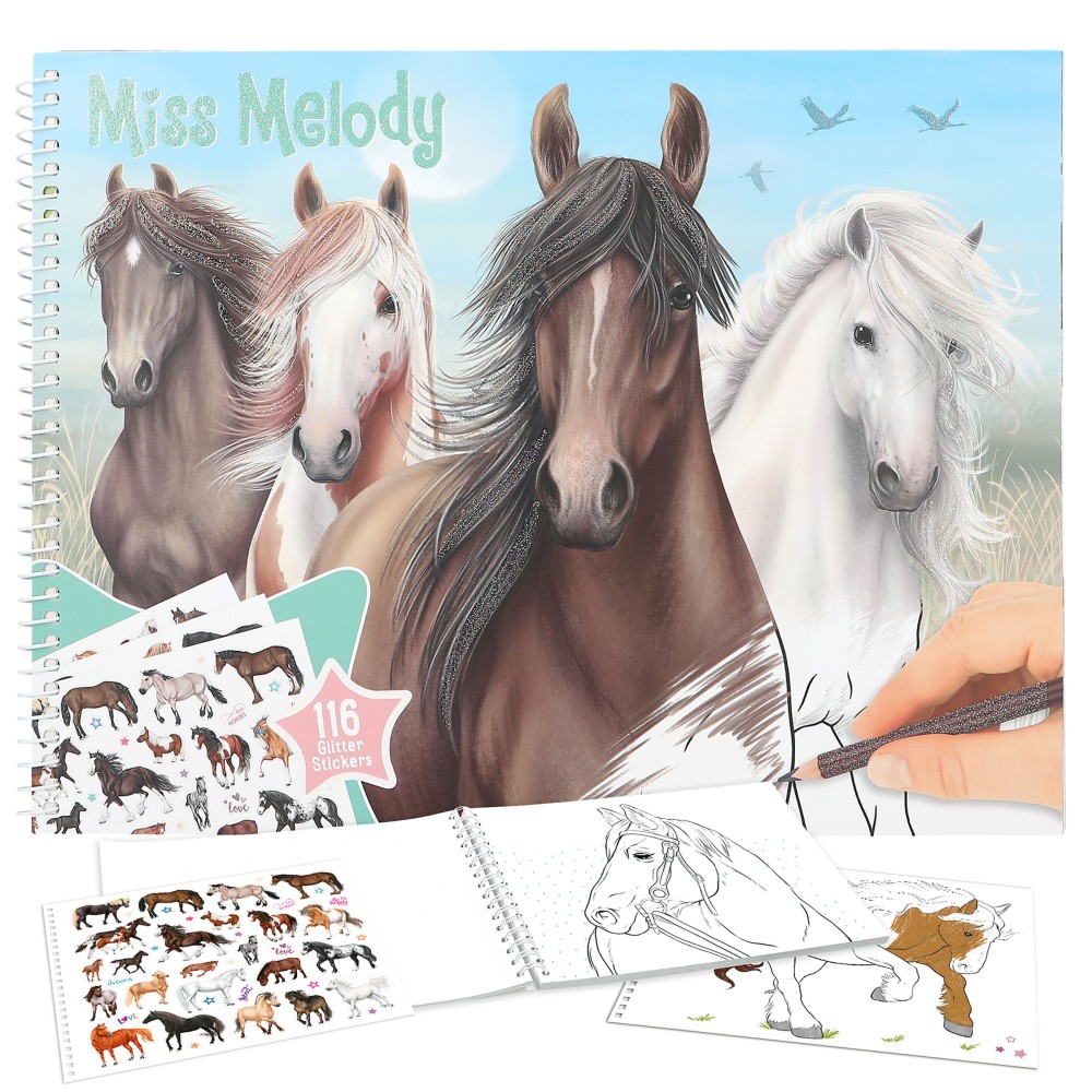 Miss Melody Malbuch