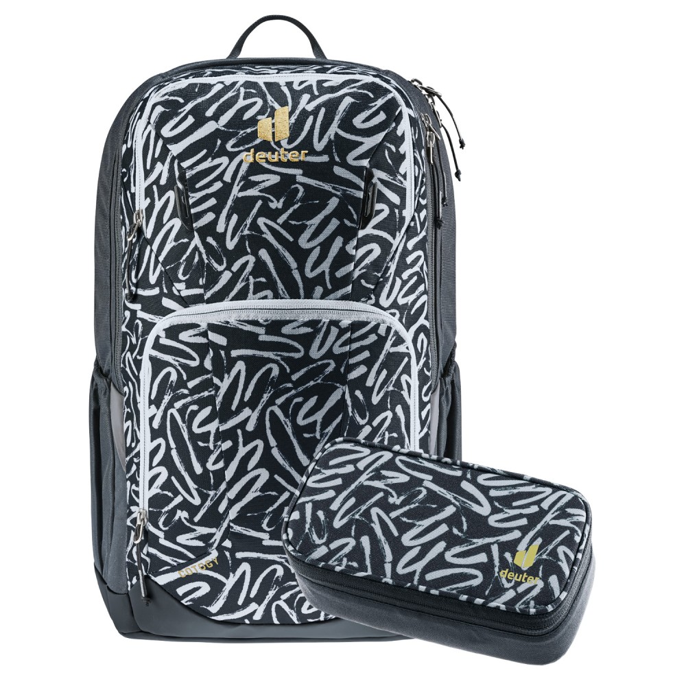 Deuter Cotogy Schulrucksack Black Strokes Set 2 tlg
