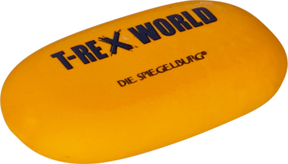 Radierer T-Rex World Rückseite