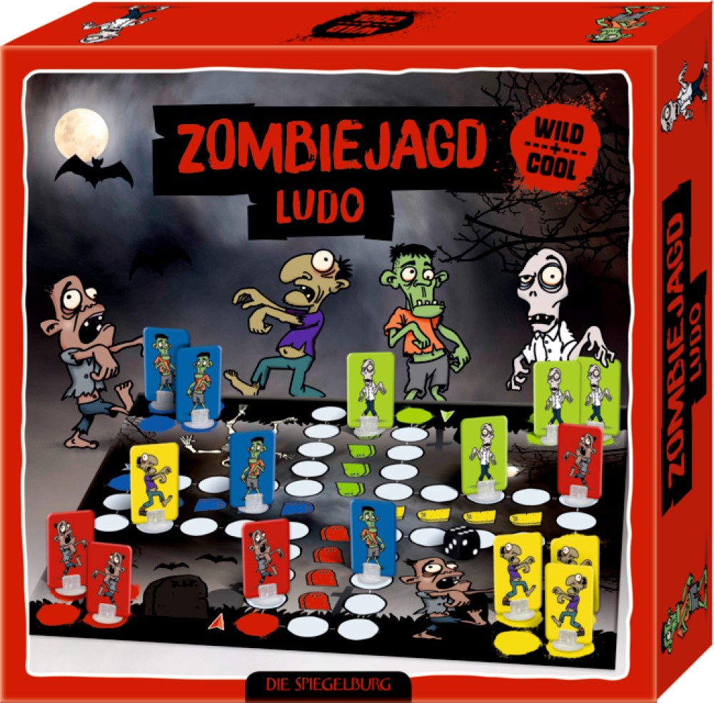 Zombiejagd Ludo-Spiel