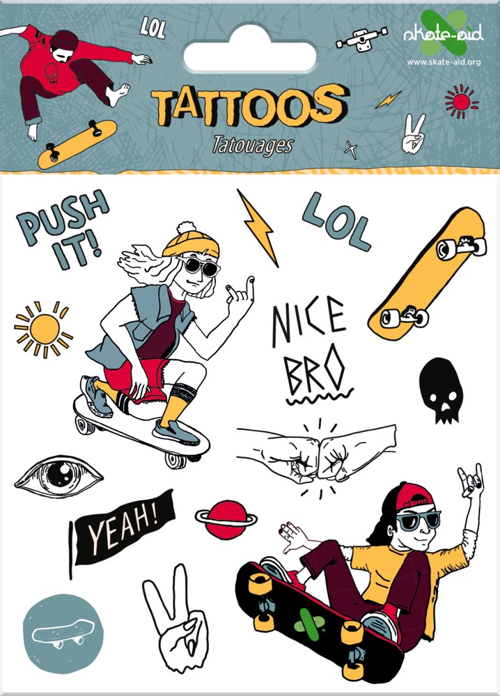 Prinzessin Skate Aid Tattoos