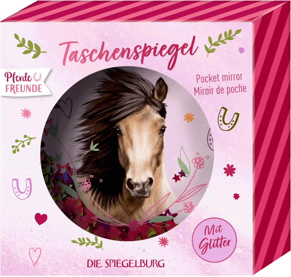 Taschenspiegel in Verpackung