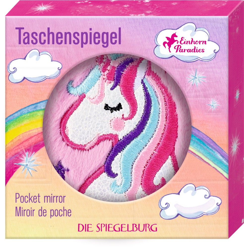 Taschenspiegel in Verpackung