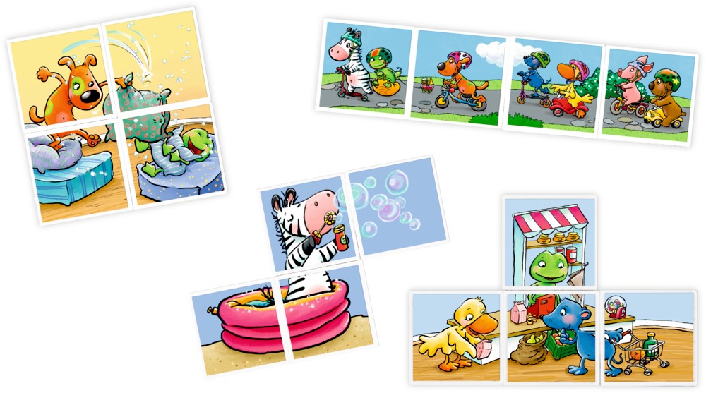 Würfelpuzzle Motive