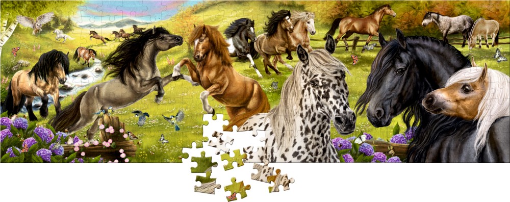 Spiegelburg Puzzle Pferdefreunde 1 Meter breit