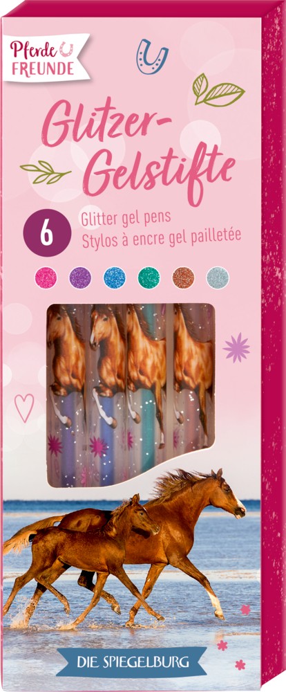 Glitzernde Gelstifte