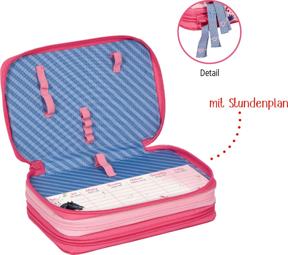 Spiegelburg Federtasche 3 fach Innenansicht
