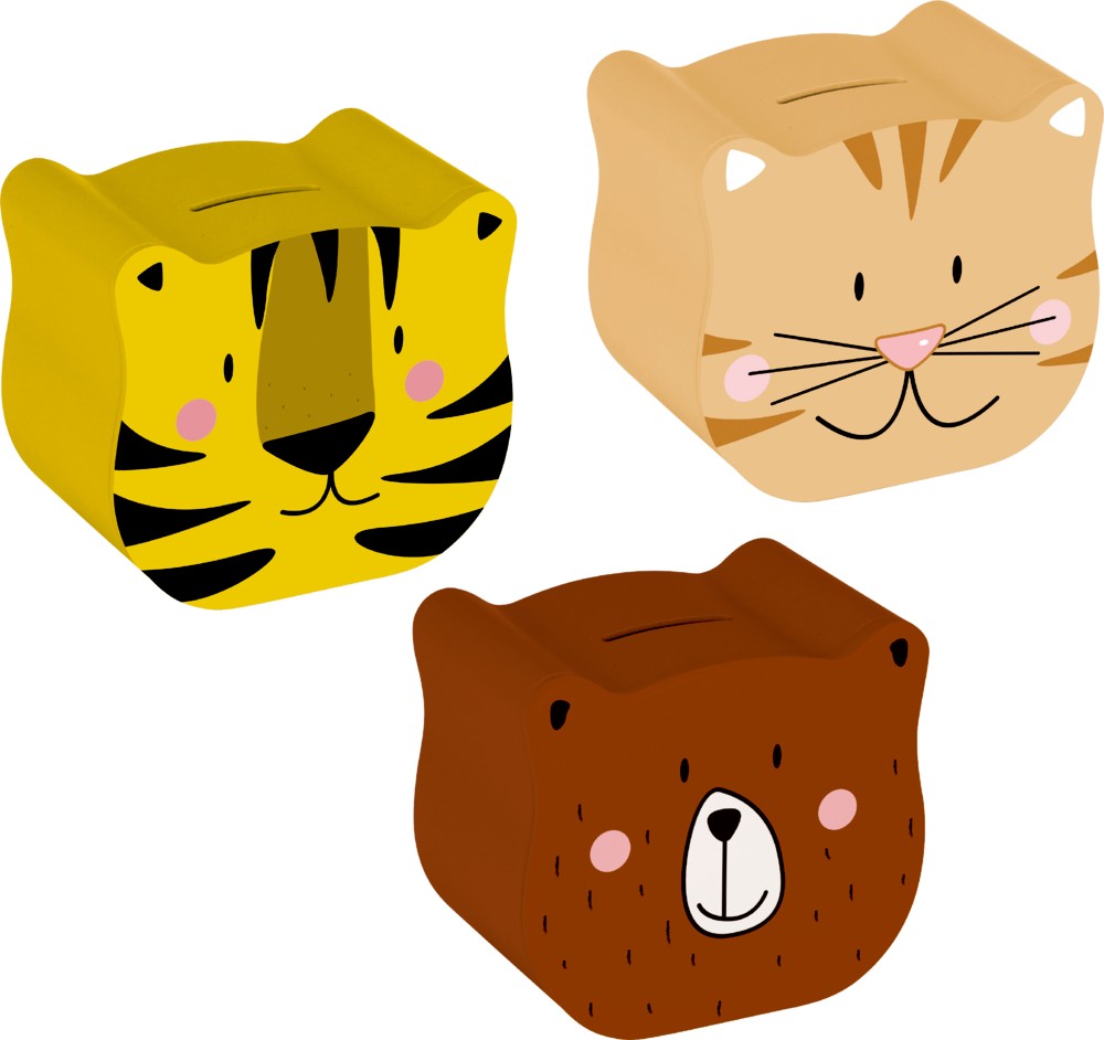 Spiegelburg Spardosen Tierkopf, geliefert wird eine aus dieser Serie