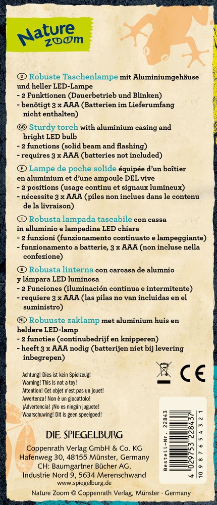 Rückseite Verpackung