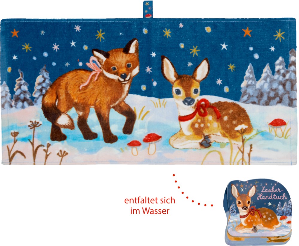 entfaltet sich in Wasser