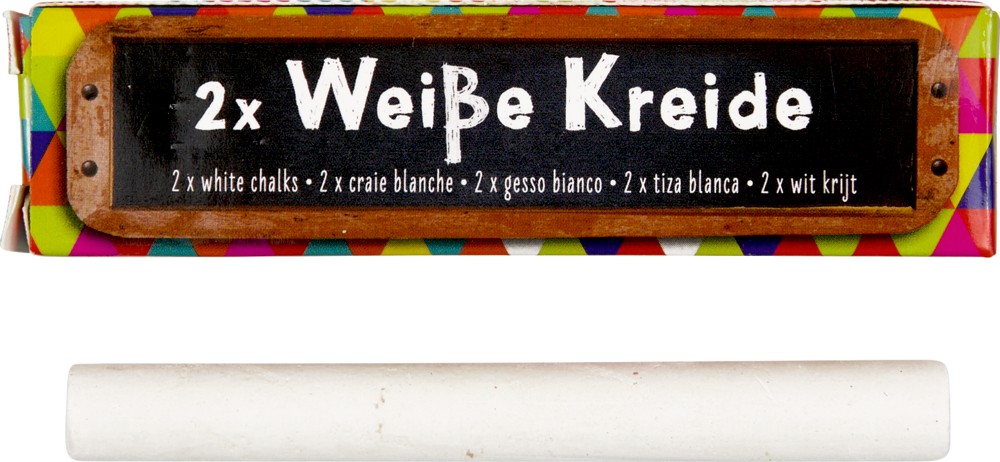 Kreide mit dabei