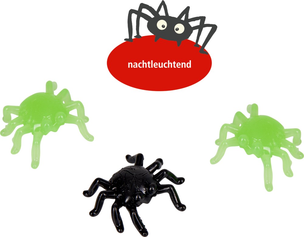 schwarz und nachtleuchtend