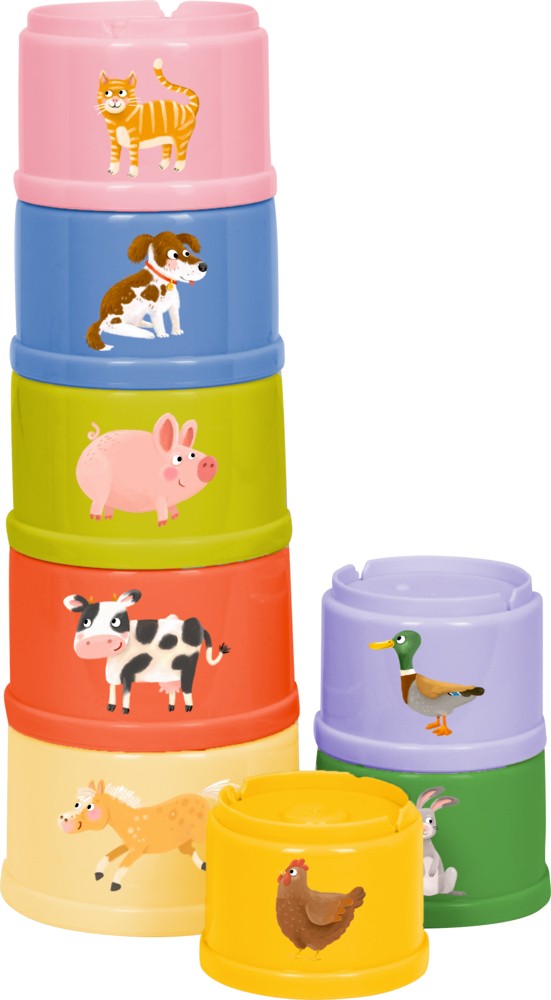 Spiegelburg Stapelbecher Bauernhof