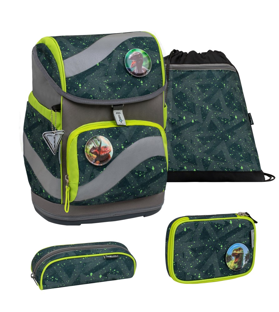 BELMil Schulranzen set green splash 5 tlg BELMil Schulranzen set green splash 5 tlg