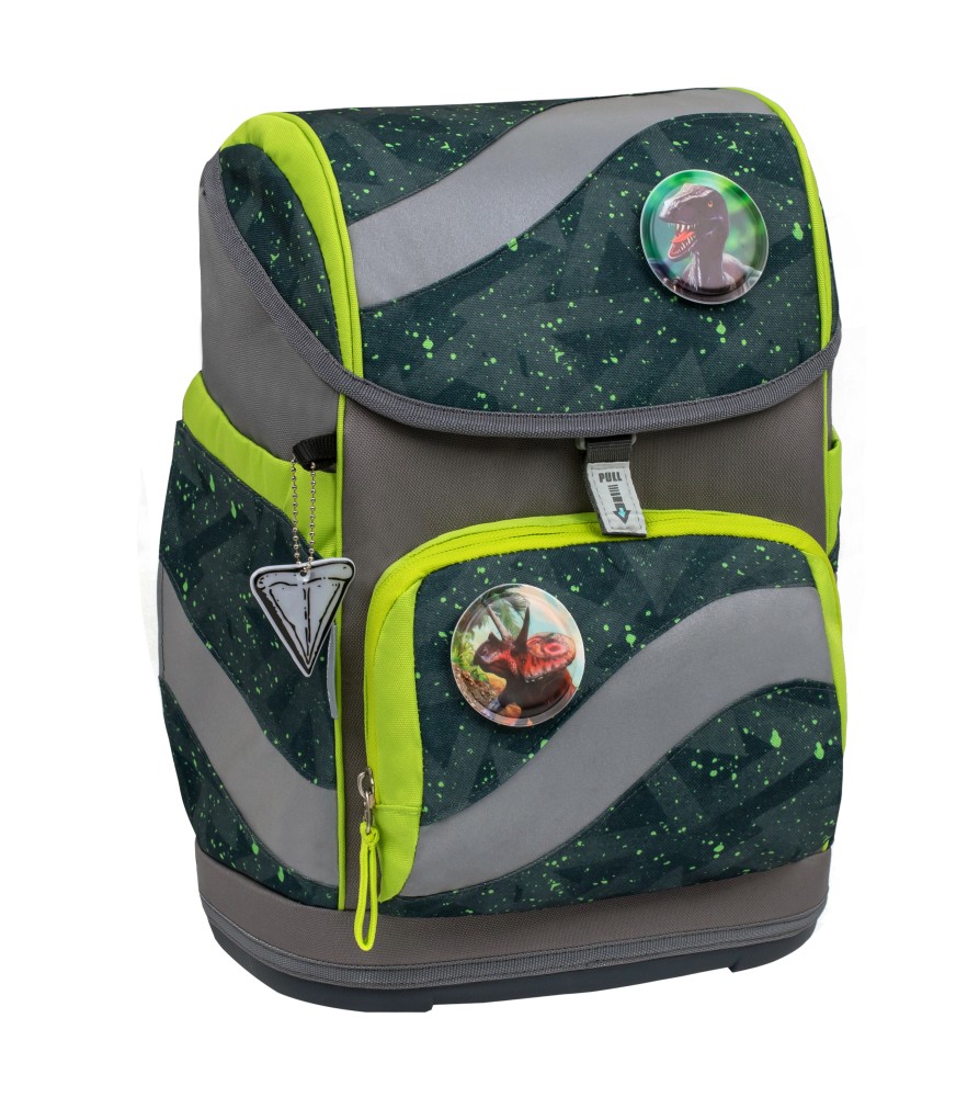 belmil Schulranzen green splash2 front belmil Schulranzen green splash2 front